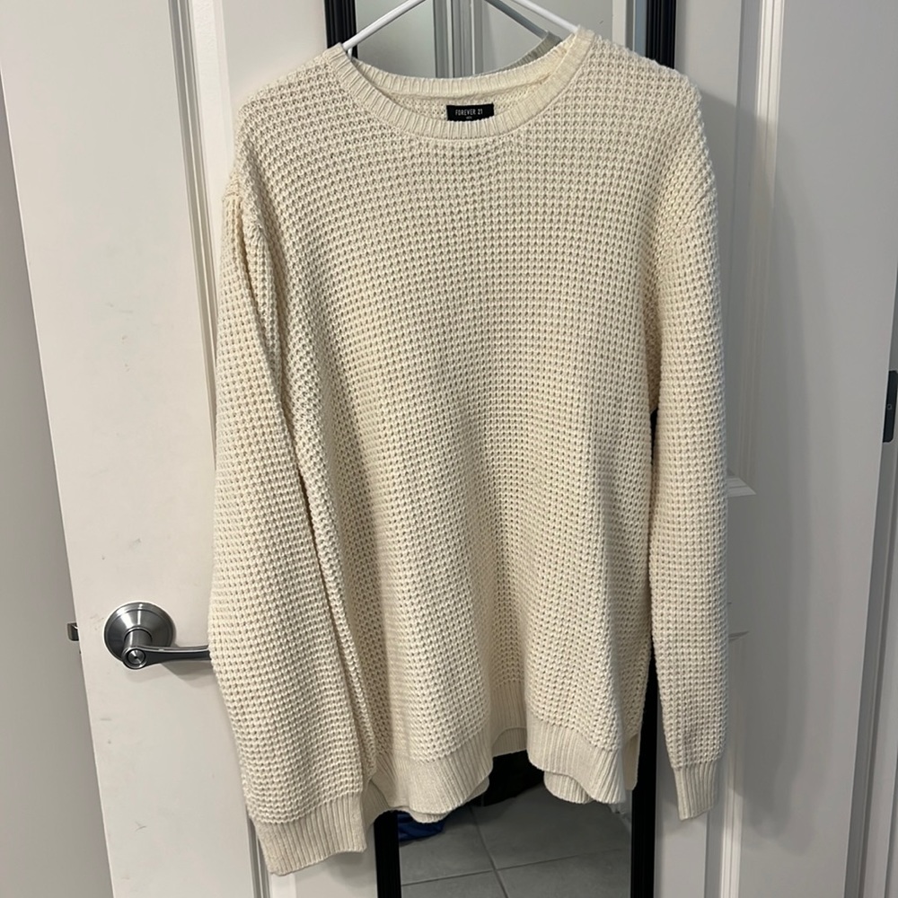 Cream men’s sweater